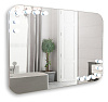 Картинка анонса товара «зеркало silver mirrors 915x685 сенсорный выключатель, смена цвета, 12 ламп в комплекте эмбер (led-00 led-00002506»