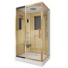 Картинка анонса товара «душевая кабина niagara luxe ng-7711gl (900x1200х2150) низкий поддон стенки золото»
