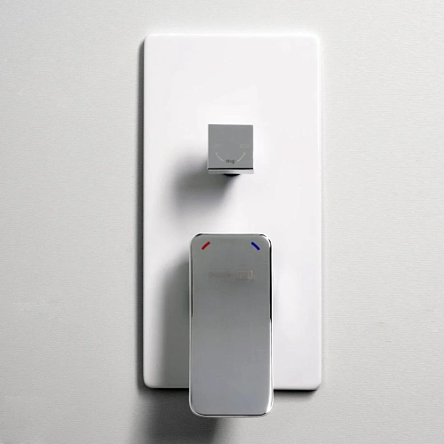 Смеситель для душа WasserKRAFT Aller 10641WHITE белый/хром Смеситель для душа WasserKRAFT Aller 10641WHITE белый/хром