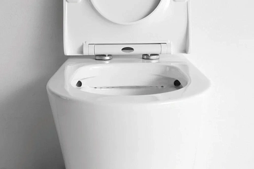 Унитаз приставной CeramaLux 3178 белый с крышкой микролифт Унитаз приставной CeramaLux 3178 белый с крышкой микролифт