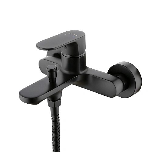 Смеситель для ванны Aquatek АЛЬФА AQ1940MB матовый черный Смеситель для ванны Aquatek АЛЬФА AQ1940MB матовый черный