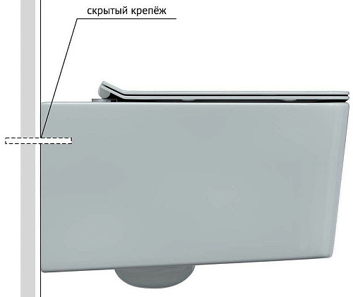 Комплект унитаза BERGES FLOE с инсталляцией NOVUM525, кнопкой L1 белой, сиденье дюропласт FLOE Slim  043284 Комплект унитаза BERGES FLOE с инсталляцией NOVUM525, кнопкой L1 белой, сиденье дюропласт FLOE Slim  043284