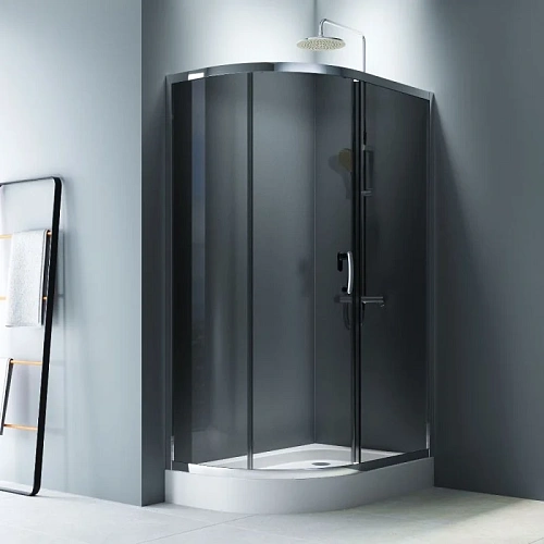 Душевой уголок AM.PM Like W83UG-302U120CG Slide 120x80, стекло тонированное, профиль хром глян Душевой уголок AM.PM Like W83UG-302U120CG Slide 120x80, стекло тонированное, профиль хром глян