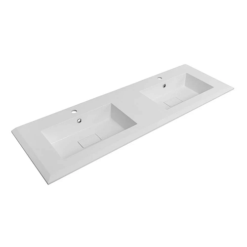 Раковина CEZARES 50215 Bianco opaco белый матовый 1410x460 искусственный камень solid surface Раковина CEZARES 50215 Bianco opaco белый матовый 1410x460 искусственный камень solid surface