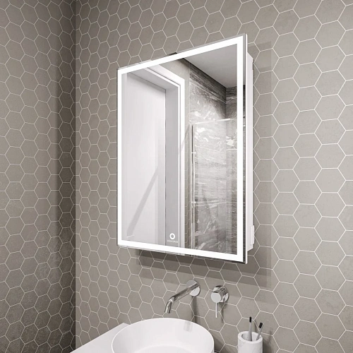 Зеркальный шкаф GROSSMAN "МЕРКАДО-50 см" Пр. с LED подсветкой 205005 Зеркальный шкаф GROSSMAN "МЕРКАДО-50 см" Пр. с LED подсветкой 205005