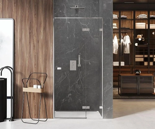 Душевая дверь NEW TRENDY AVEXA 110x200 EXK-1448 хром Душевая дверь NEW TRENDY AVEXA 110x200 EXK-1448 хром