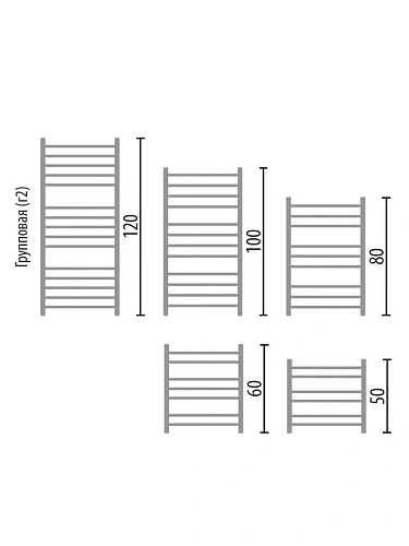 Полотенцесушитель водяной Ника CLASSIC ЛП (Г2) ВП 80/60 Полотенцесушитель водяной Ника CLASSIC ЛП (Г2) ВП 80/60