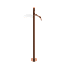 Картинка анонса товара «смеситель для раковины boheme stick 120-cb.4 напольный copper brushed spirale»