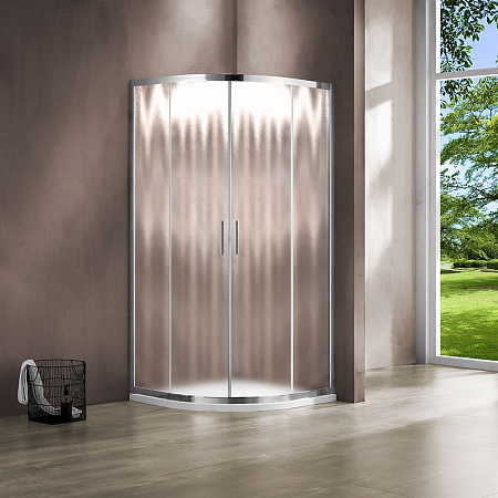 Душевой уголок Vincea Garda VSQ-1G900CH, 900x900, хром, стекло шиншилла