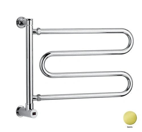 Полотенцесушитель электрический Margaroli Vento 510 BOX, 510GOB, золото Полотенцесушитель электрический Margaroli Vento 510 BOX, 510GOB, золото