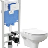 Комплект Унитаз подвесной STWORKI Хельсинки Clean On DPL EO slim 63429 безободковый + Система инстал 485264 Комплект Унитаз подвесной STWORKI Хельсинки Clean On DPL EO slim 63429 безободковый + Система инстал 485264