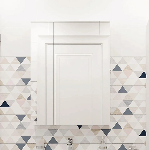 Зеркальный шкаф DIWO Ростов 60 , навесной, белый, левый, прямоугольный 461171 Зеркальный шкаф DIWO Ростов 60 , навесной, белый, левый, прямоугольный 461171