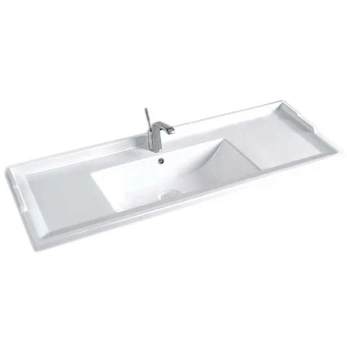 Раковина CeramaLux NYJ840-90 врезная, белый Раковина CeramaLux NYJ840-90 врезная, белый