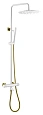Душевая система Boheme UNO 468-T-WG с термостатом белый золото Душевая система Boheme UNO 468-T-WG с термостатом белый золото
