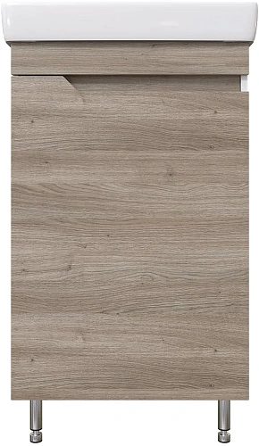 Комплект мебели DIWO Воронеж 50 напольная, ореховый дубослив, с сифоном 579748 Комплект мебели DIWO Воронеж 50 напольная, ореховый дубослив, с сифоном 579748