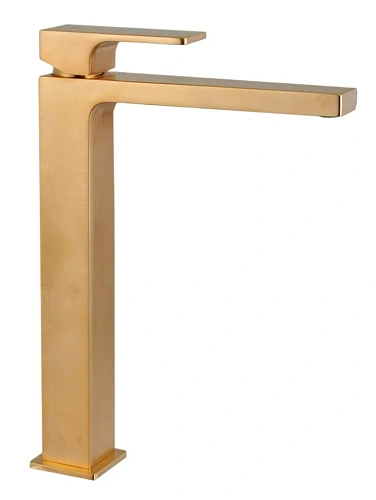 Смеситель для раковины Remer Absolute AU11LBG, золото брашированное Смеситель для раковины Remer Absolute AU11LBG, золото брашированное