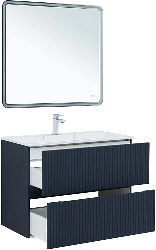 Тумба под раковину Aquanet Джейн 90 маренго 00313303 напольная/подвесная Тумба под раковину Aquanet Джейн 90 маренго 00313303 напольная/подвесная