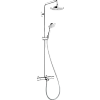 Душевая система hansgrohe Croma Select S 180 2 jet с термостатом 27351400 Душевая система hansgrohe Croma Select S 180 2 jet с термостатом 27351400
