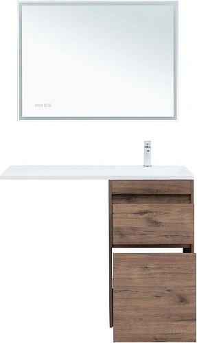 Тумба под раковину Aquanet Токио 48 дуб веллингтон напольная 2 ящика 00333647 напольная Тумба под раковину Aquanet Токио 48 дуб веллингтон напольная 2 ящика 00333647 напольная