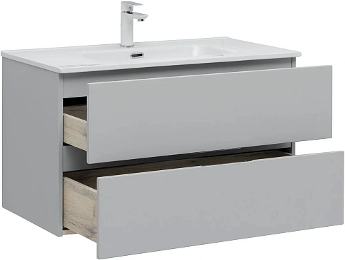 Тумба под раковину Aquanet Алвита new серый 00303922 Тумба под раковину Aquanet Алвита new серый 00303922
