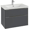Картинка анонса товара «тумба под раковину villeroy &amp; boch subway 3.0 graphite / graphite c57402vr»