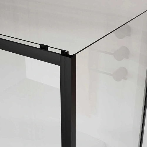 Душевой уголок Vincea City VSR-5CT9011CLB 1100x900 черный стекло прозрачное Душевой уголок Vincea City VSR-5CT9011CLB 1100x900 черный стекло прозрачное