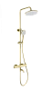 Душевая система Wonzon &amp; Woghand с термостатом, брашированное золото (WW-B3051-A1-BG)