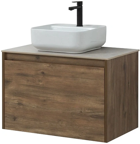 Тумба под раковину Aquanet Nova Lite 75 дуб рустикальный (1 ящик) 00249514 Тумба под раковину Aquanet Nova Lite 75 дуб рустикальный (1 ящик) 00249514