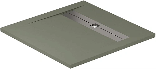 Душевой поддон Allen Brau Infinity 90x90 8.21001-CGM олива Душевой поддон Allen Brau Infinity 90x90 8.21001-CGM олива
