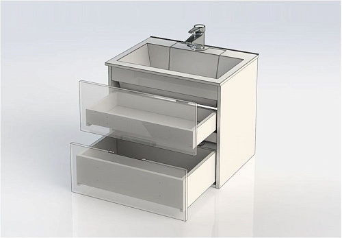 Тумба под раковину Aquanet Алвита 60 серый антрацит 00183991 Тумба под раковину Aquanet Алвита 60 серый антрацит 00183991