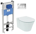 Комплект 4 в 1 Ideal Standard E212801 с подвесным унитазом CONNECT AIR AquaBlade E005401, сиденьем C Комплект 4 в 1 Ideal Standard E212801 с подвесным унитазом CONNECT AIR AquaBlade E005401, сиденьем C