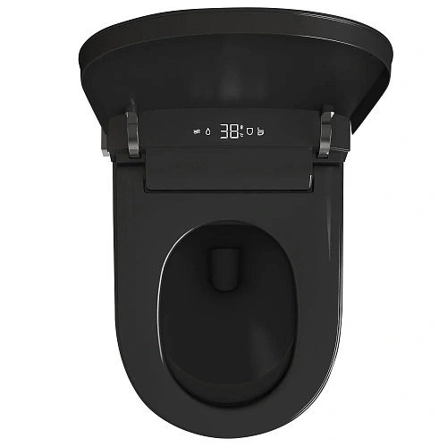Унитаз SMART ABBER Bequem AC1121SMB подвесной, электронный с функцией биде, черный матовый Унитаз SMART ABBER Bequem AC1121SMB подвесной, электронный с функцией биде, черный матовый