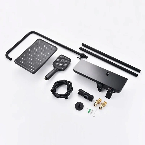 Душевая система Raglo R60.24.06, черный Душевая система Raglo R60.24.06, черный