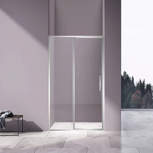 Душевая дверь Vincea Slim 8mm VDP-4SL120CL, хром, стекло прозрачное Душевая дверь Vincea Slim 8mm VDP-4SL120CL, хром, стекло прозрачное
