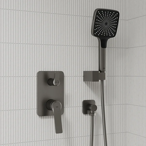 Душевая система IDDIS Parker (PARGM02i67) матовый графит встраиваемая Душевая система IDDIS Parker (PARGM02i67) матовый графит встраиваемая