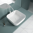Детальная картинка товара «раковина esbano ercina-n (esrnercinw) накладная white 385x385x140»