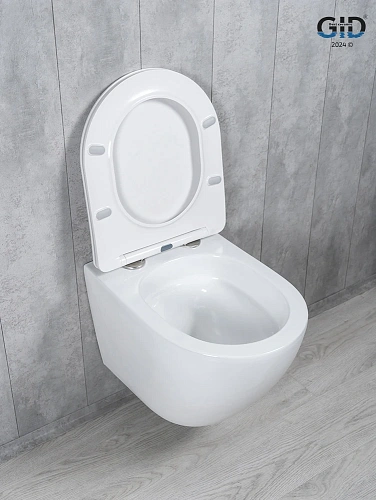 Унитаз подвесной Tornado Gid Tr2122TF 62258Y белый 49x36x36 с крышкой микролифт Унитаз подвесной Tornado Gid Tr2122TF 62258Y белый 49x36x36 с крышкой микролифт