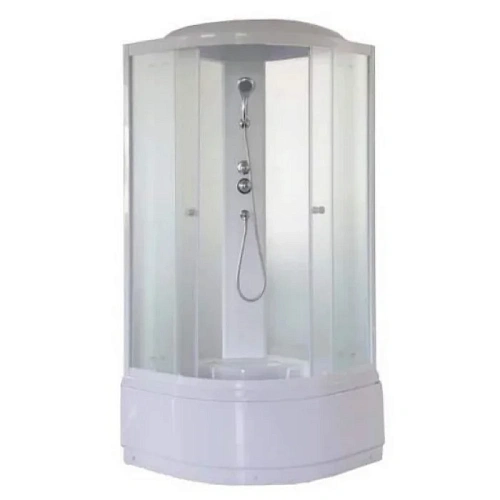 Душевая кабина Parly EF1021 1000x1000 профиль белый, стекло матовое Душевая кабина Parly EF1021 1000x1000 профиль белый, стекло матовое