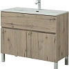 Тумба под раковину Aquanet Алвита New 100 1 ящик, 2 дверцы, дуб веллингтон белый 00277557 Тумба под раковину Aquanet Алвита New 100 1 ящик, 2 дверцы, дуб веллингтон белый 00277557
