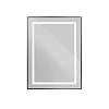 Зеркало BelBagno SPC-KRAFT-600-800-SENS-NERO 600x800x32 мм с подсветкой и сенсорным выключателем