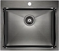 Кухонная мойка Paulmark BRIM PM215951-GM вороненая сталь 590х510мм Кухонная мойка Paulmark BRIM PM215951-GM вороненая сталь 590х510мм