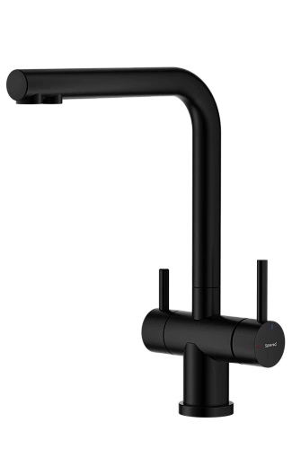 Смеситель для кухни Splenka S70.61.06 с подключением к фильтру, черный Смеситель для кухни Splenka S70.61.06 с подключением к фильтру, черный