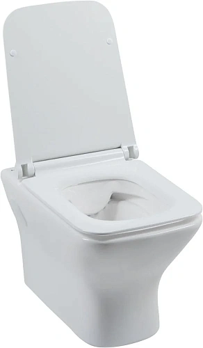 Унитаз подвесной Aquanet Rimless Cube-W CL-12248D с сиденьем Унитаз подвесной Aquanet Rimless Cube-W CL-12248D с сиденьем