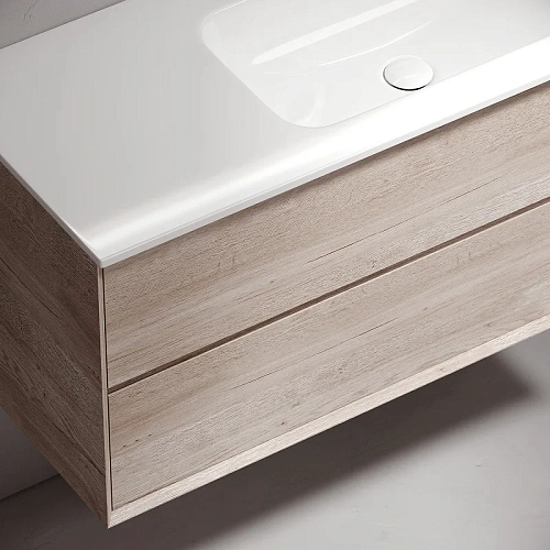 Тумба под раковину Sancos Marmi 2.0 MR2.0100REG правая, 995х445х520, дуб галифакс натуральный, подвесная Тумба под раковину Sancos Marmi 2.0 MR2.0100REG правая, 995х445х520, дуб галифакс натуральный, подвесная