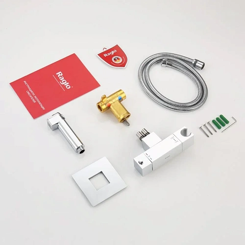 Гигиенический душ Raglo R24.56 встраиваемый с термостатом, хром Гигиенический душ Raglo R24.56 встраиваемый с термостатом, хром