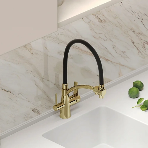 Смеситель для кухни Sancos Eri SC4001ZG под фильтр, полированное золото Смеситель для кухни Sancos Eri SC4001ZG под фильтр, полированное золото