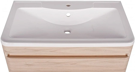 Тумба под раковину Style Line Атлантика 80, Люкс ясень перламутр, PLUS ЛС-00000688 Тумба под раковину Style Line Атлантика 80, Люкс ясень перламутр, PLUS ЛС-00000688