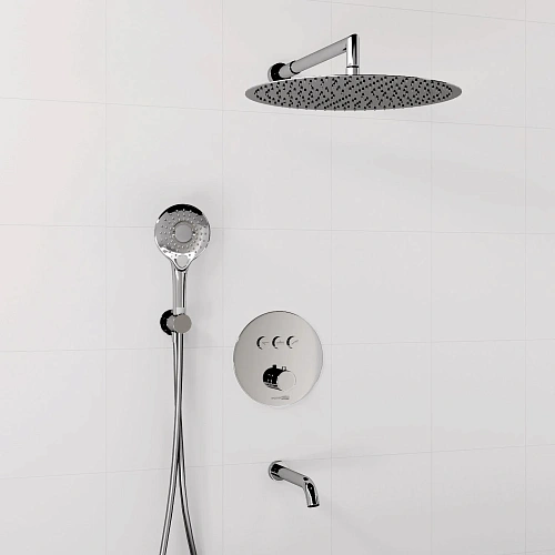 Душевая система WasserKRAFT A175817 встраиваемая хром Душевая система WasserKRAFT A175817 встраиваемая хром