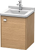 Картинка анонса товара «тумба под раковину duravit brioso br4040r1052 подвесная 46 см европейский дуб»