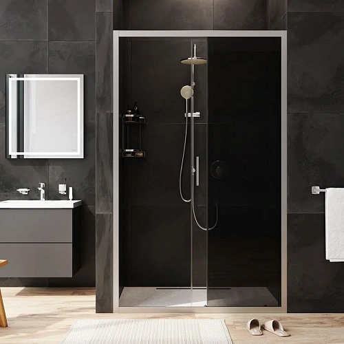 Душевая дверь AM.PM Gem W90G-120-1-195MG 120х195, стекло тонированное, профиль хром матовый Душевая дверь AM.PM Gem W90G-120-1-195MG 120х195, стекло тонированное, профиль хром матовый